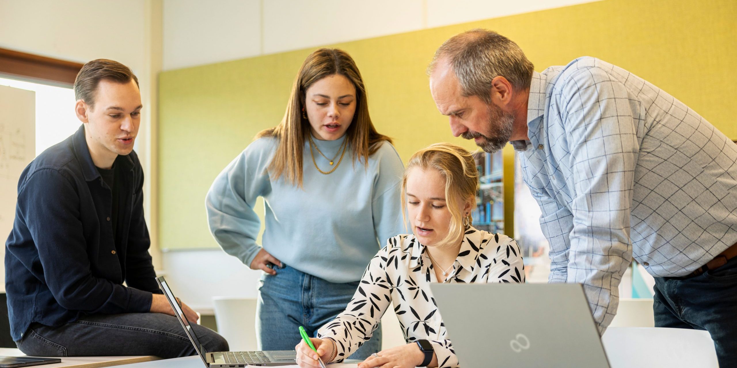 Windesheimleerlingen logistiek en 3D